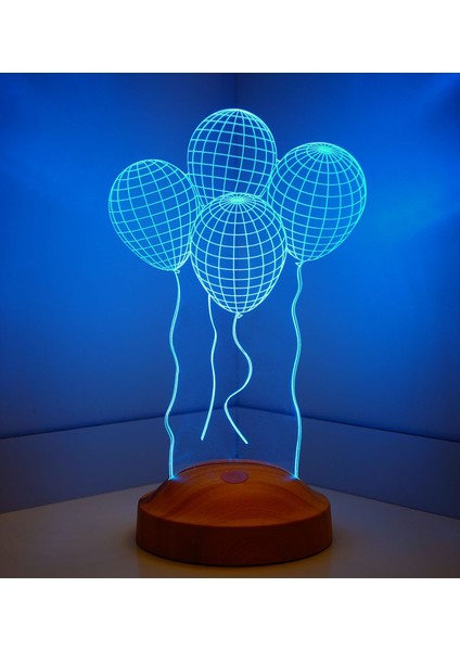 3 Boyutlu LED Lamba Uçan Balonlar fırsatları