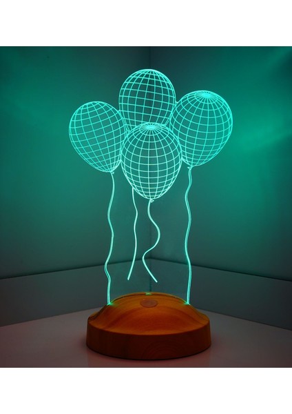 3 Boyutlu LED Lamba Uçan Balonlar indirimleri