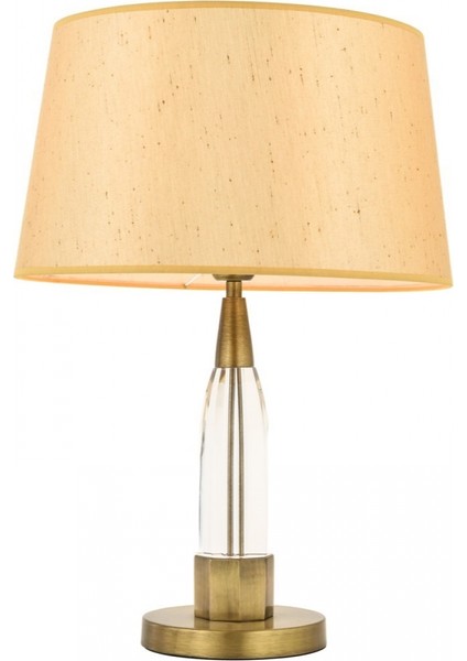 HML-9102-1E Eskitme Kaplama Masa Lambası E27 Metal Cam 35cm