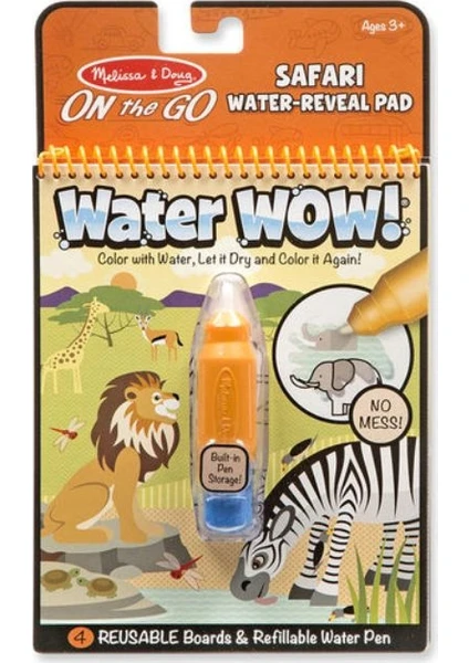 Water Wow! Su İle Boyama Kitabı - Safari