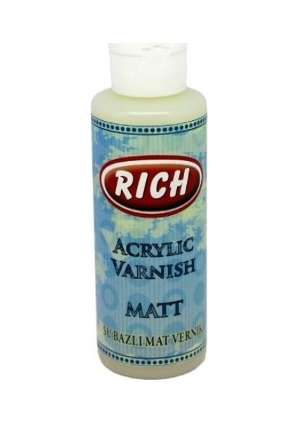Su Bazlı Mat Vernik 130 Ml
