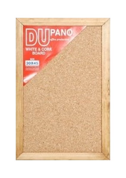 Mantar Pano 30x45 Du Pano Ahşap Çerçeve