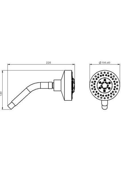 Tropy Ankastre Duş Başı 5 Fonksiyonlu fiyatları