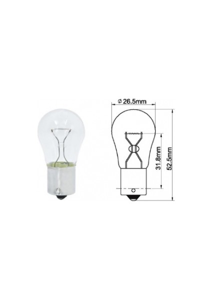 Ampul, Yakın Tırnak, 12V
