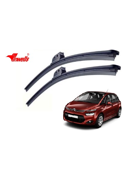 Citroen C4 2005-2009 Muz Silecek Takımı 700mm + 600mm