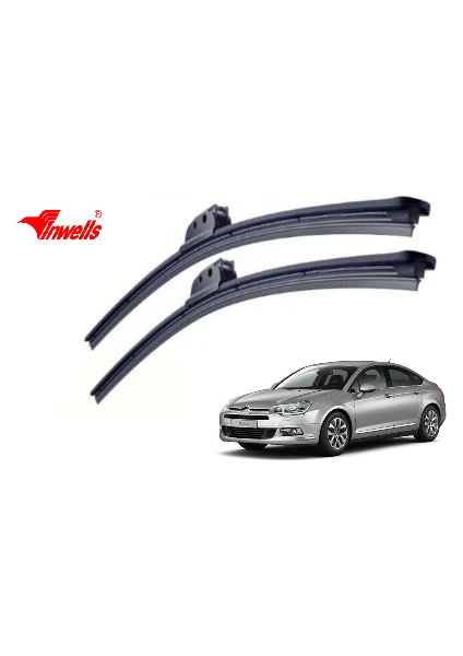 Citroen C5, 2008 - 2015 / Silecek, Muz Tipi, Takım, 710mm-550mm