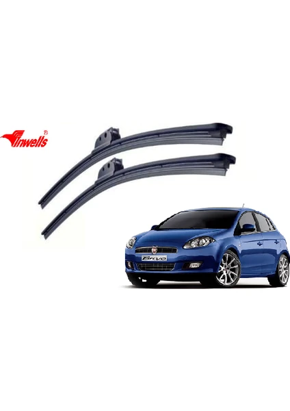 Fiat Bravo, 2007 - 2014 / Silecek, Muz Tipi, Takım, 610mm-450mm