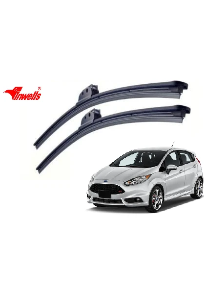 Ford Fiesta, 2008 - 2017 / Silecek, Muz Tipi, Takım, 650mm-480mm