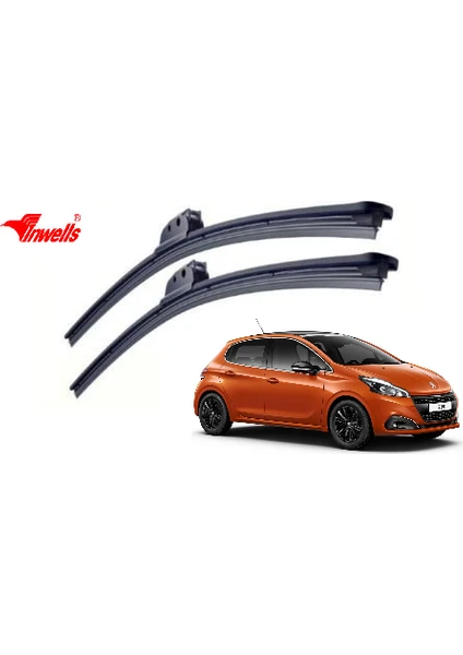 Peugeot 208 2012-2016 Muz Silecek Takımı 650mm + 400mm