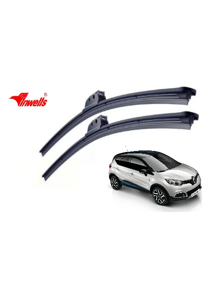 Renault Captur, 2013 - 2017 / Silecek, Muz Tipi, Takım, 650mm-350mm