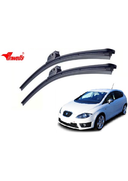 Seat Leon, 2009 - 2012 / Silecek, Muz Tipi, Takım, 650mm-650mm