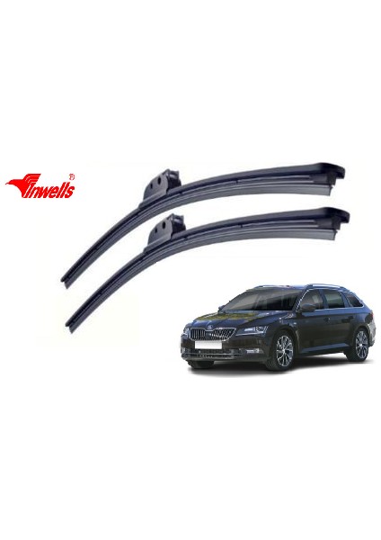Skoda Superb, 2002 - 2005 / Silecek, Muz Tipi, Takım, 530mm-530mm