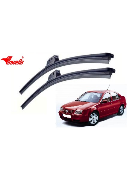 Volkswagen Bora, 2003 - 2006 / Silecek, Muz Tipi, Takım, 530mm-480mm