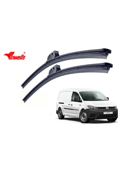 Volkswagen Caddy, 2004 - 2006 / Silecek, Muz Tipi, Takım, 610mm-480mm