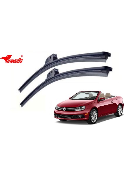 Volkswagen EOS, 2006 - 2015 / Silecek, Muz Tipi, Takım, 610mm-480mm