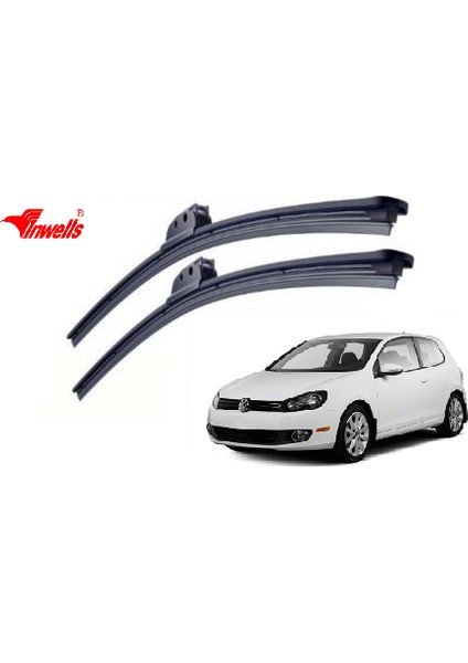 Volkswagen Golf VI, 2009 - 2012 / Silecek, Muz Tipi, Takım, 610mm-480mm