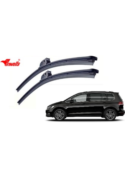 Volkswagen Touran, 2010 - 2014 / Silecek, Muz Tipi, Takım, 610mm-450mm