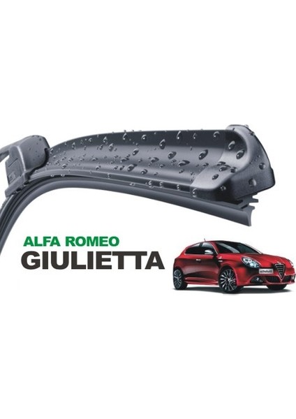 Alfa Romeo Guiletta, 2010 - 2016 / Silecek, Muz Tipi, Takım, 600mm+450mm