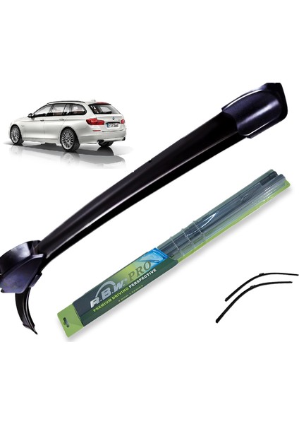 BMW 5 Touring (F11), 2010 - 2016 / Silecek, Profesyonel, Muz Tipi, Takım, 600mm+450mm