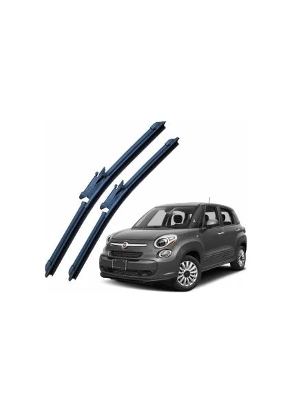 Fiat 500L, 2013 - 2017 / Silecek, Muz Tipi, Takım, 650mm+380mm