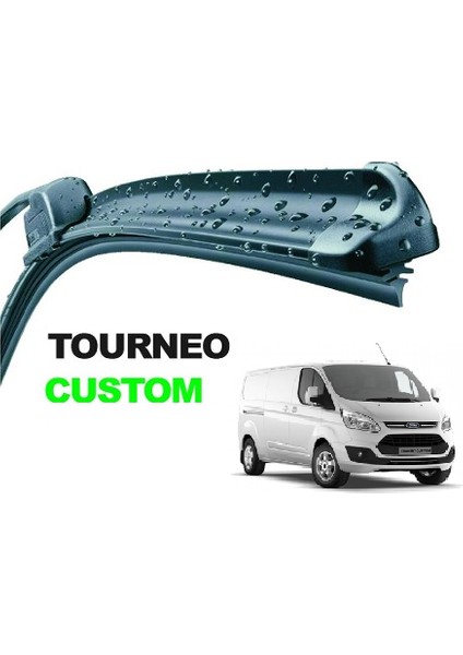 Ford Tourneo Custom, 2013 - 2017 / Silecek, Muz Tipi, Takım, 750mm+700mm