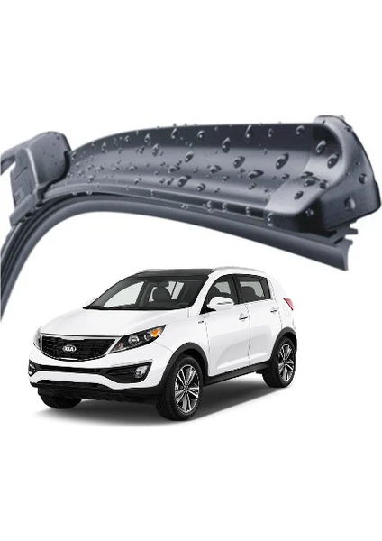 Kia Sportage, 2011 - 2016 / Silecek, Hybrid, Takım, 600mm+450mm