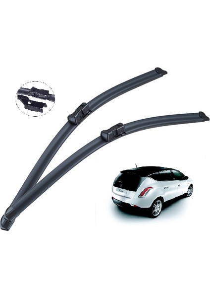 Lancia Delta III / Silecek, Muz Tipi, Takım, 600mm+450mm