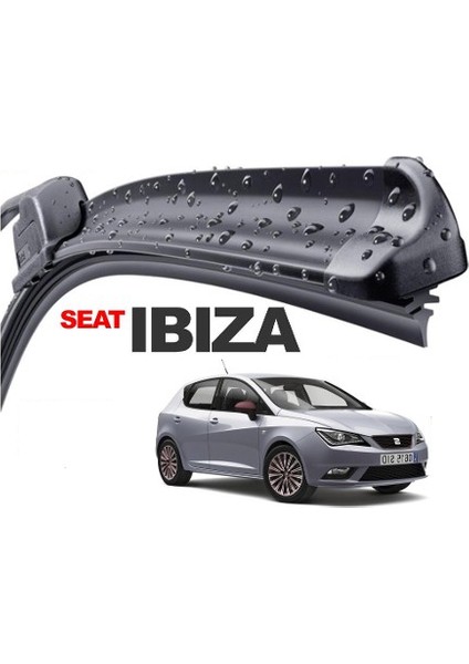 Seat Ibiza IV, 2006 - 2009 / Silecek, Muz Tipi, Takım, 530mm+480mm