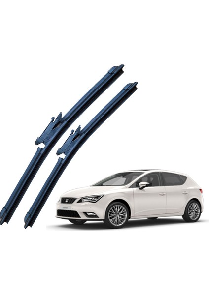 Seat Leon III (5F1), 2009 - 2012 / Silecek, Muz Tipi, Takım, 600mm+400mm