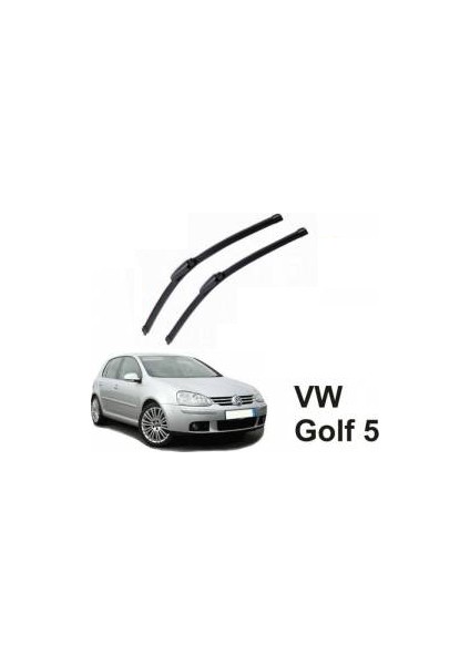 Volkswagen Golf V, 2006 - 2009 / Silecek, Muz Tipi, Takım, 600mm+480mm