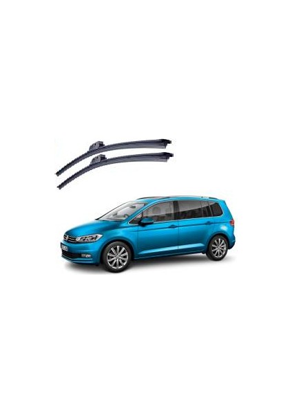 Volkswagen Touran, 2010 - 2014 / Silecek, Muz Tipi, Takım, 600mm+480mm