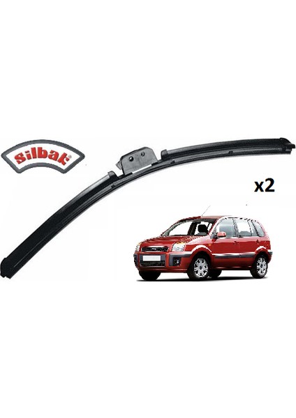 Ford Fusion, 2000 - 2005 Silecek, Takım, 650mm-600mm