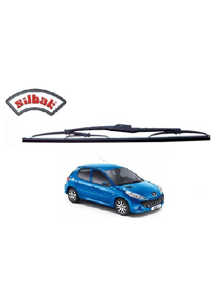 Peugeot 206, 2000 - 2014 Silecek, Takım, 650mm-400mm