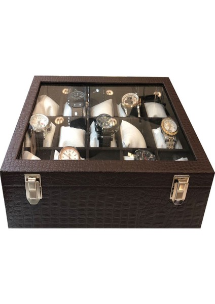 Saat Kutusu 15'li Kroko Kahve fiyatları