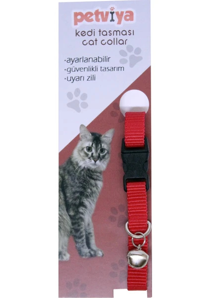 Ayarlanabilir Zilli Kedi Boyun Tasması