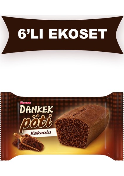 Dankek Pöti Muffin Kek Kakaolu 35gr 6'Lı Set