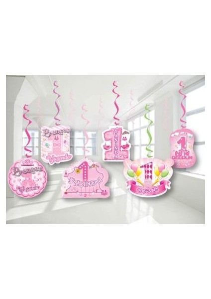 Prenses 1 Yaşında Asma Süs Seti