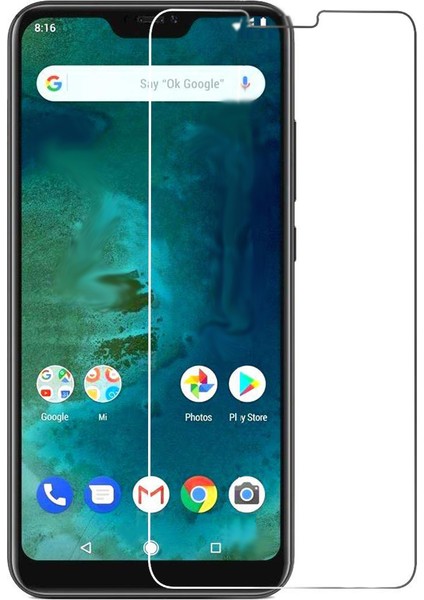 Xiaomi Mi A2 Lite / Redmi 6 Pro Tamperli Kırılmaz Cam Ekran Koruyucu