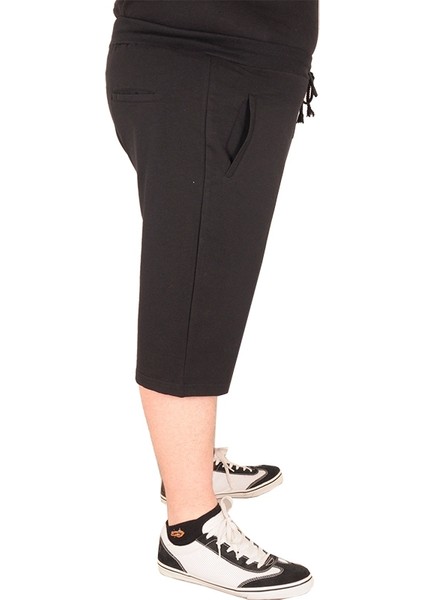 Büyük Beden Kapri 2 İplik 18500 Siyah fırsatları