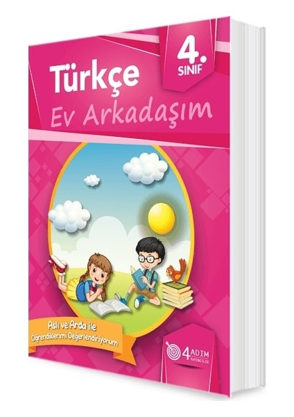 4 Adım Yayınları 4 Adım 4. Sınıf Türkçe Ev Arkadaşım