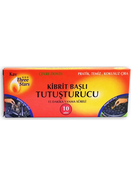 10'lu Kibrit Başlı Tutuşturucu