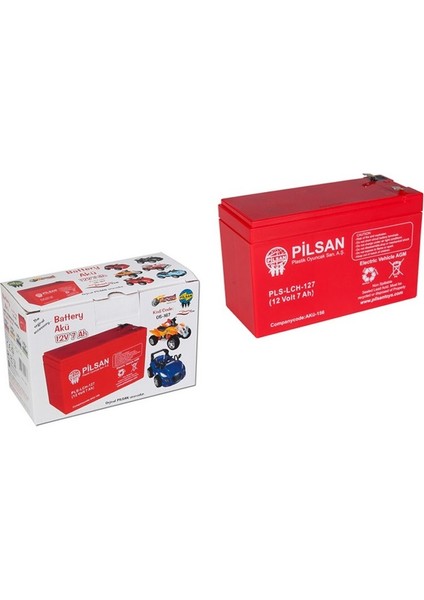 12V. 7Ah Akü modelleri