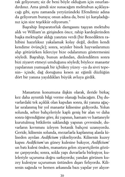 Gülün Adı - Umberto Eco