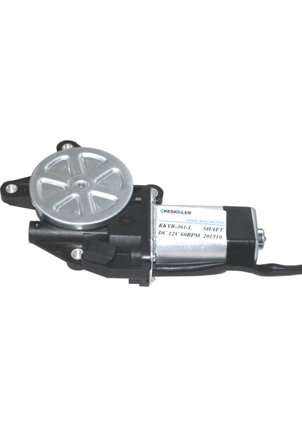 12V DC 60 RPM Şaftlı Sol Cam Kaldırma Motoru 201510