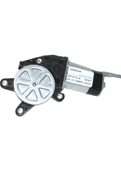 12V DC 60RPM Şaftlı Sağ Cam Kaldırma Motoru