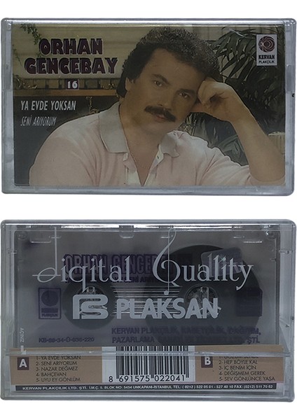 Orhan Gencebay - Ya Evde Yoksan/Seni Arıyorum - Kaset