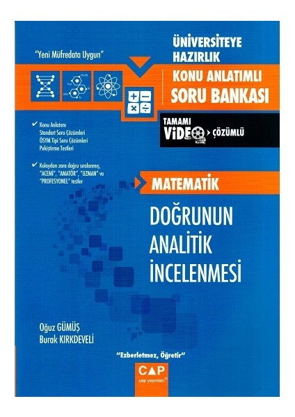 Üniv. Haz Matematik Doğ. Anlt. İnc.Me Konu Anlatımlı Soru Bankası 2019