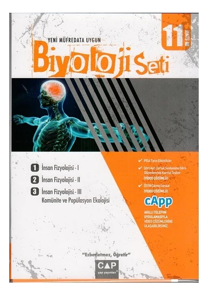 Çap Yayınları 11. Sınıf Anadolu Lisesi Biyoloji Seti