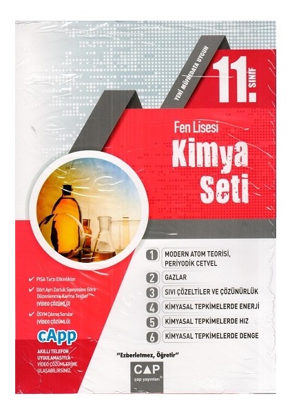 11. Sınıf Fen Lisesi Kimya Seti