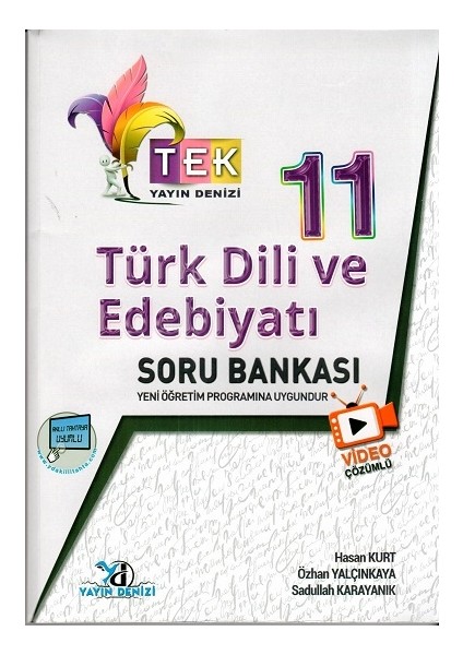 11.Sınıf Tek Serisi Video Çözümlü Türk Dili ve Edebiyatı Soru Bankası